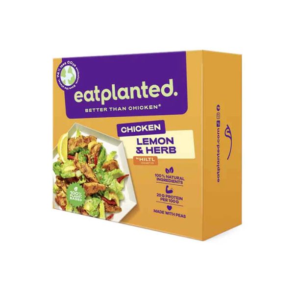 تکه‌های مرغ با طعم لیمو و سبزی